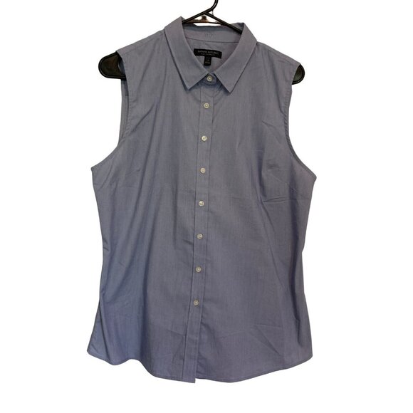 BANANA REPUBLIC Riley Tailored Fit Shirt Sleeveless Size14P - Picture 5 of 9